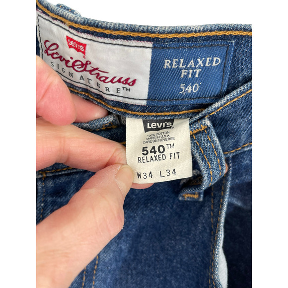 LEVIS 540 BROWN TAG VINTAGE MADE IN AMERICA JEANS SZ 34/34 - Picture 12 of 12